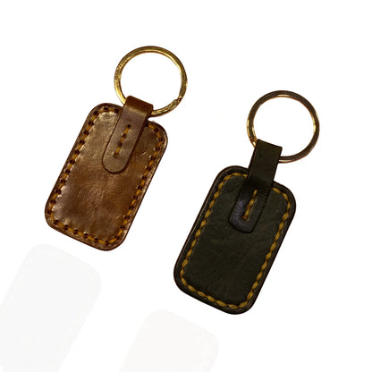 GrainLock Leather Keychain | Prevents Key Loss
