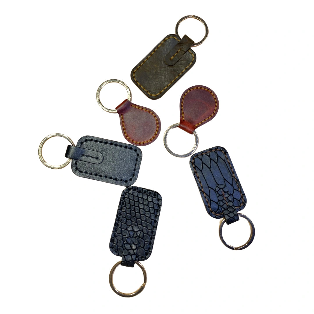 GrainLock Leather Keychain | Prevents Key Loss