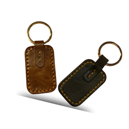 GrainLock Leather Keychain | Prevents Key Loss