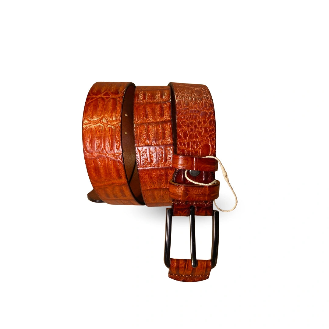 Grain Root Leather Belt | Fit Strength Elegance