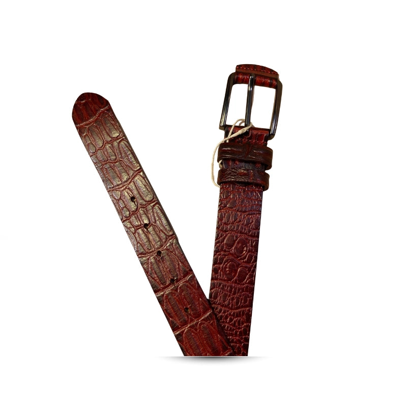 Grain Root Leather Belt | Fit Strength Elegance
